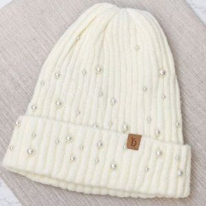 All Over Pearl Beanie